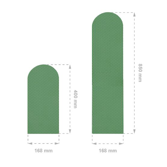 Protecție perete din spumă - Panouri verde închis