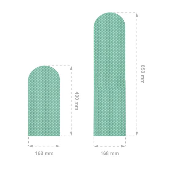 Protecție perete din spumă - Panouri verde pastel
