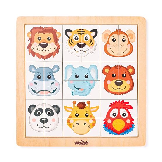 Puzzle animale din safari