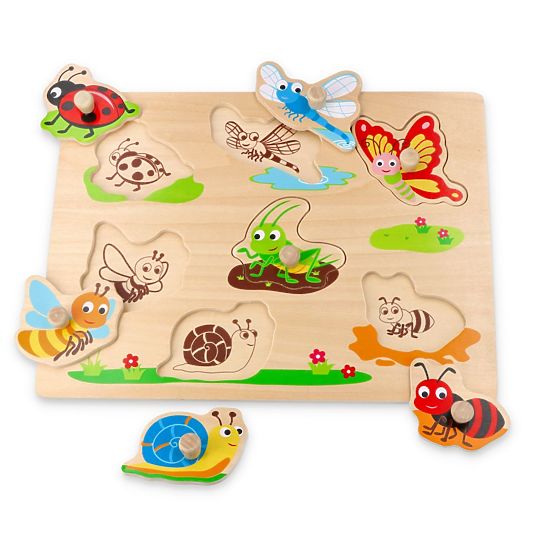Puzzle cu mânere insecte