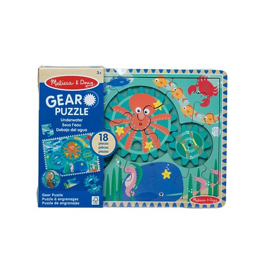 Puzzle cu roți dințate Lumea subacvatică