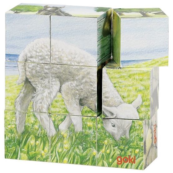 Puzzle cubice cu oiță