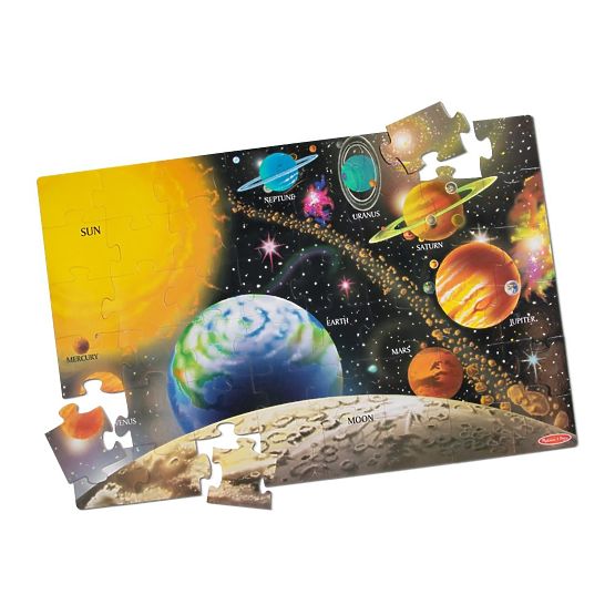 Puzzle de podea Sistemul Solar 48 de piese