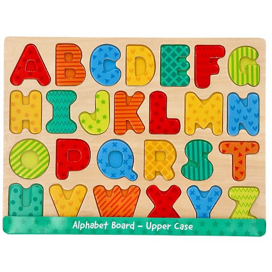 Puzzle din lemn noi Abecedar - joc de litere
