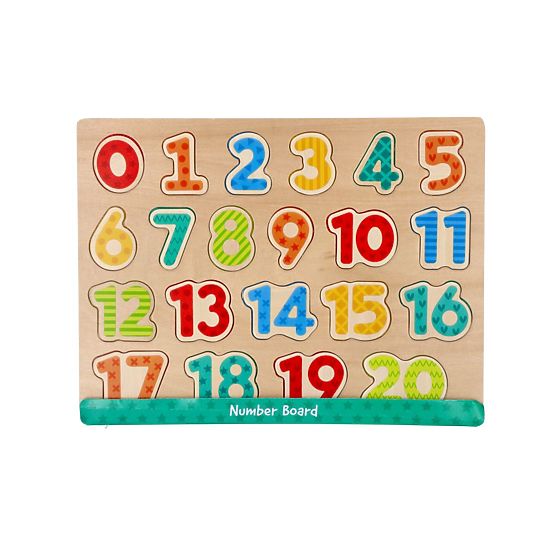 Puzzle din lemn noi - cifre