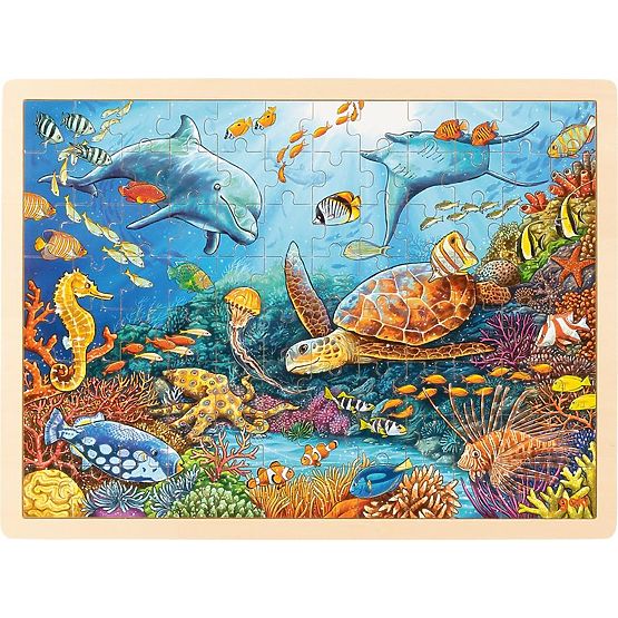 Puzzle din lemn - Reciful de Corali