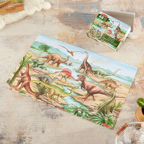 Puzzle de podea dinozauri 48 piese