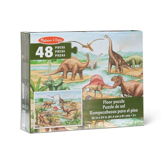 Puzzle de podea dinozauri 48 piese