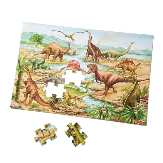 Puzzle de podea dinozauri 48 piese