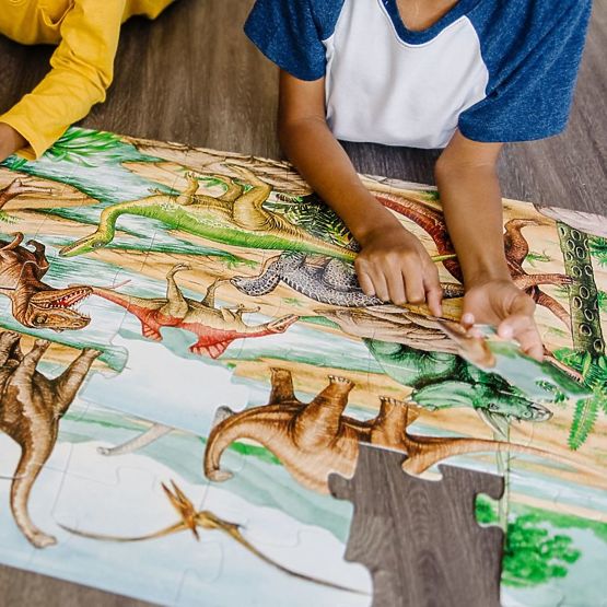 Puzzle de podea dinozauri 48 piese
