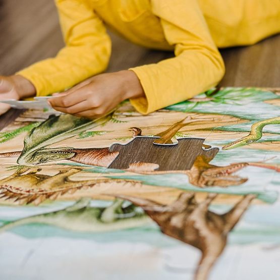 Puzzle de podea dinozauri 48 piese