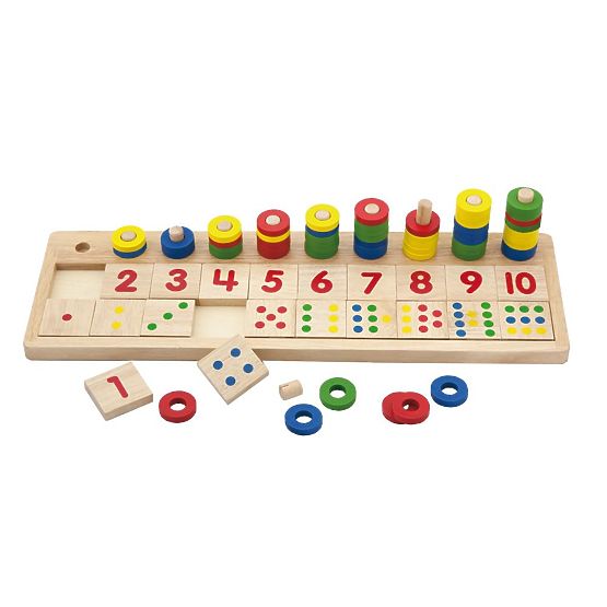 Puzzle educațional pentru învățarea numărării