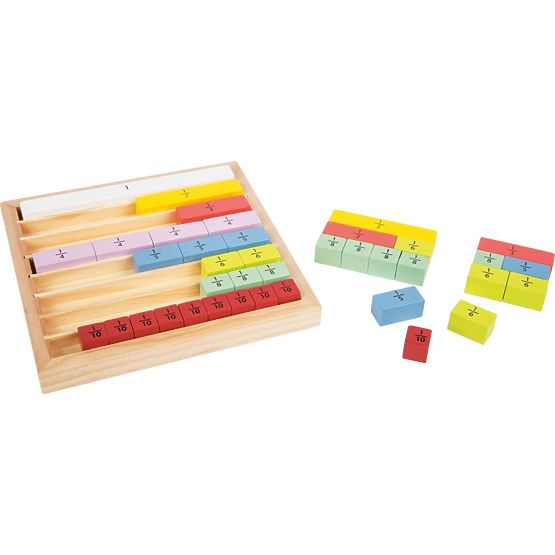 Puzzle educativ pentru învățarea fracțiilor