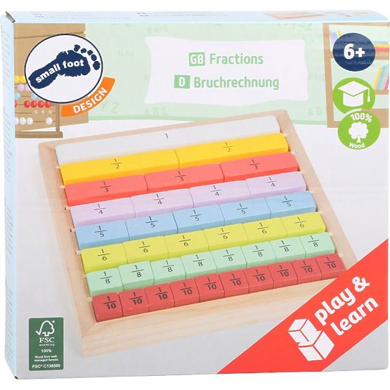 Puzzle educativ pentru învățarea fracțiilor