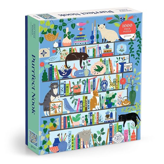 Puzzle Galison Biblioteca pisicilor 1000 de piese
