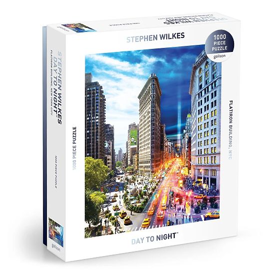 Puzzle Galison Flatiron Day to Night™ Stephen Wilkes 1000 piese