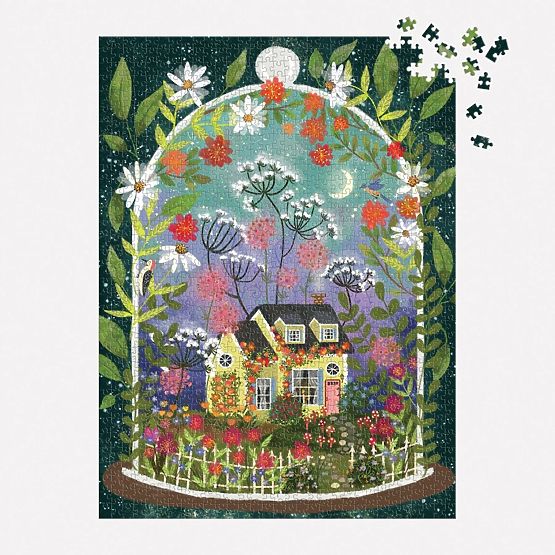 Puzzle Galison Grădina înflorită Joy Laforme 1000 de piese