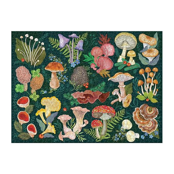 Puzzle Galison Lumea ciupercilor 1000 de piese