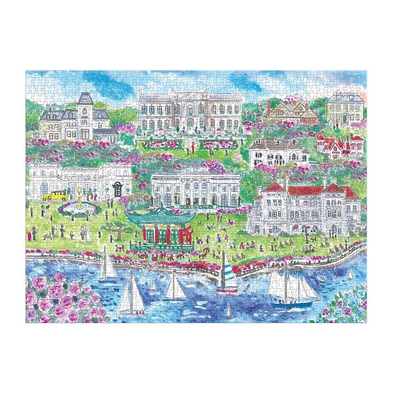 Puzzle Galison Michael Storrings Conacele din Newport 1000 de piese