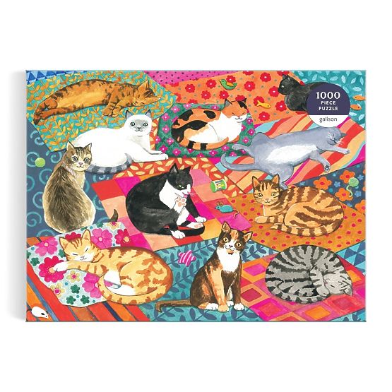 Puzzle Galison Pisici Relaxante 1000 piese