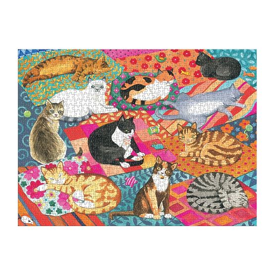 Puzzle Galison Pisici Relaxante 1000 piese