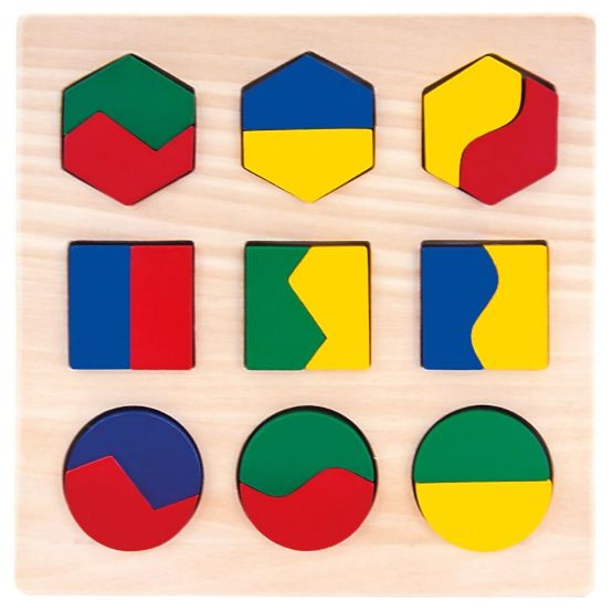 Puzzle geometric FORMĂ ȘI CULOARE