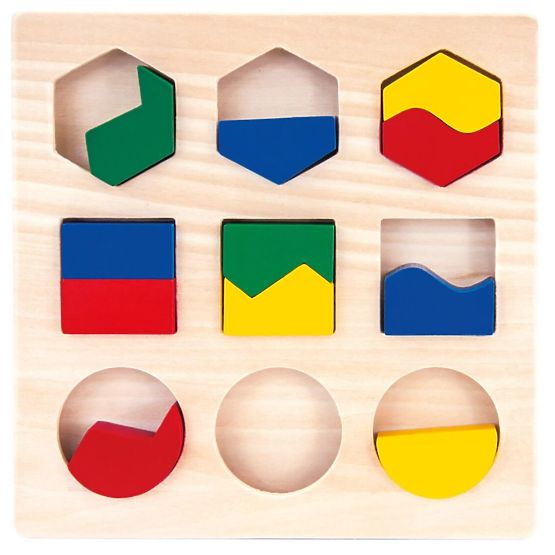 Puzzle geometric FORMĂ ȘI CULOARE