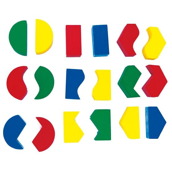 Puzzle geometric FORMĂ ȘI CULOARE