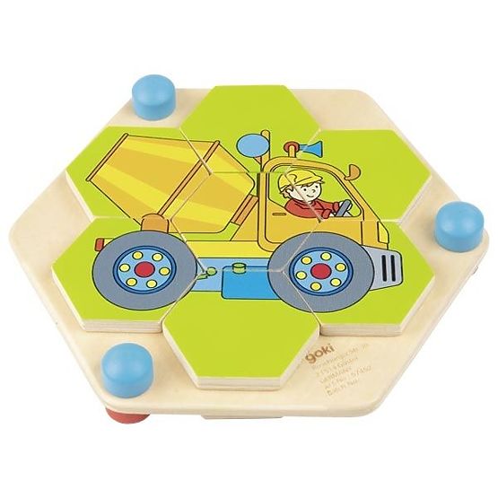 Puzzle hexagonal Goki vehicule