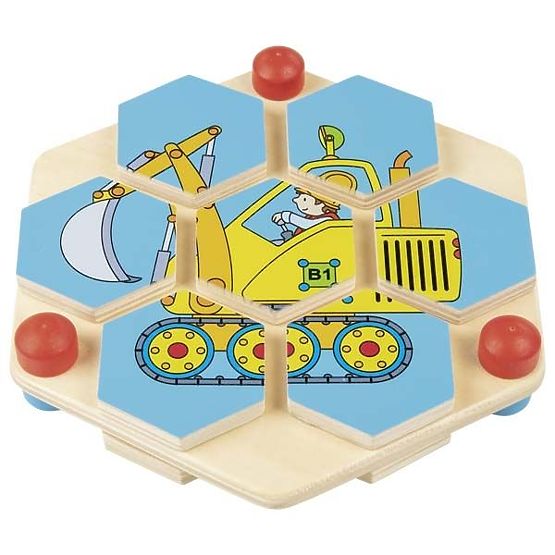 Puzzle hexagonal Goki vehicule