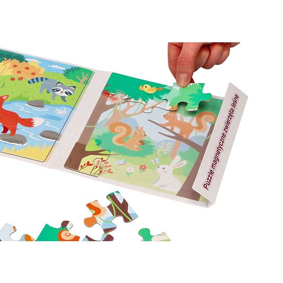Puzzle magnetice Animale din pădure