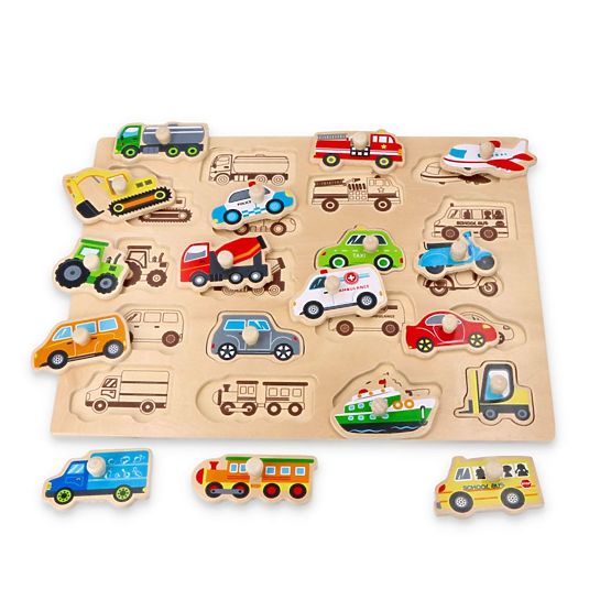 Puzzle mare din lemn Transport