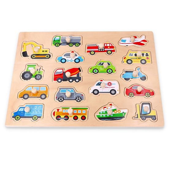 Puzzle mare din lemn Transport