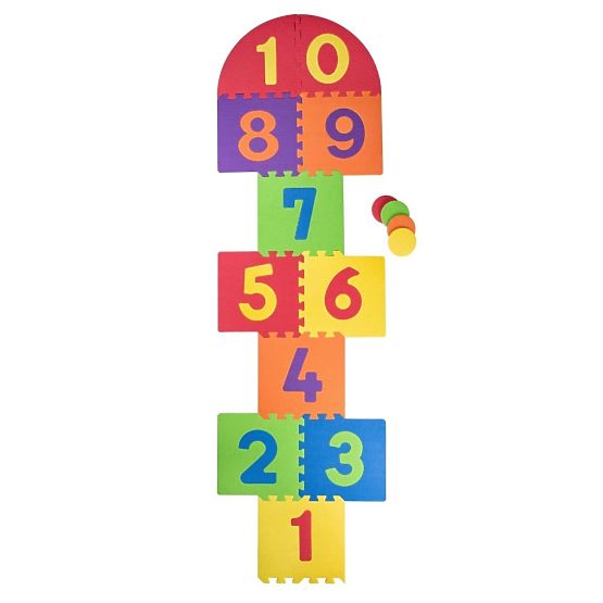 Puzzle mari din spumă pentru jocul de sărit coarda