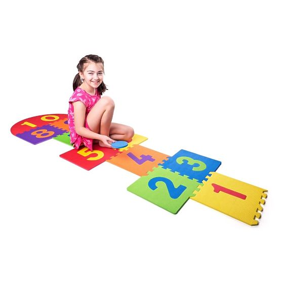 Puzzle mari din spumă pentru jocul de sărit coarda