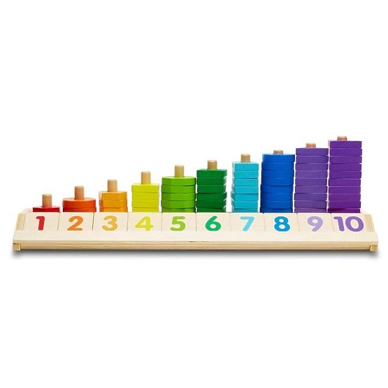 Puzzle pentru învățarea numărării, formelor și culorilor