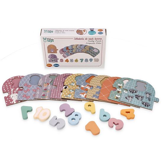 Puzzle pentru învățarea numerelor 1-10