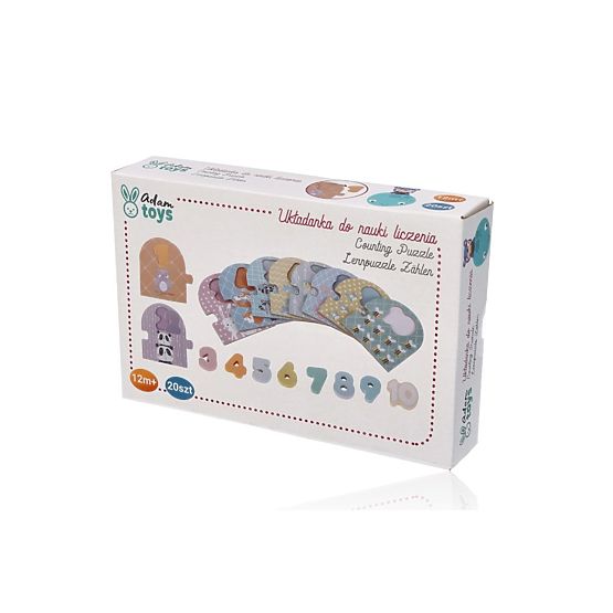 Puzzle pentru învățarea numerelor 1-10