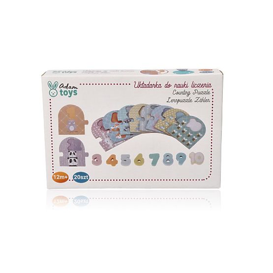 Puzzle pentru învățarea numerelor 1-10