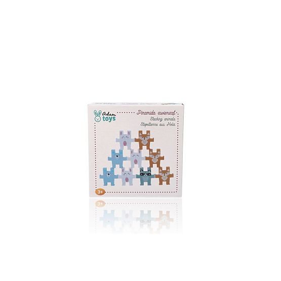 Puzzle piramidă cu animale