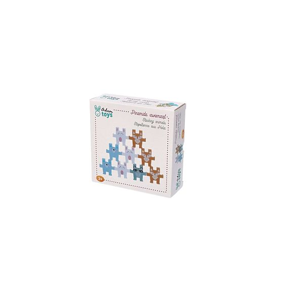 Puzzle piramidă cu animale