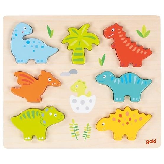 Puzzle și Figurine, Set Dino 2 în 1