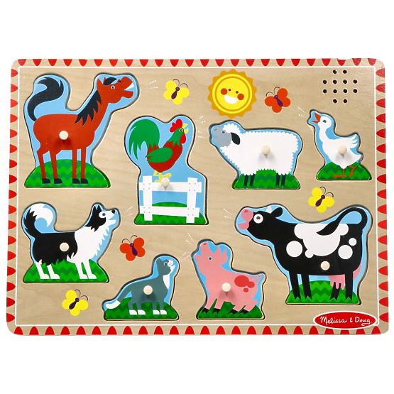 Puzzle sonor - Animale de fermă