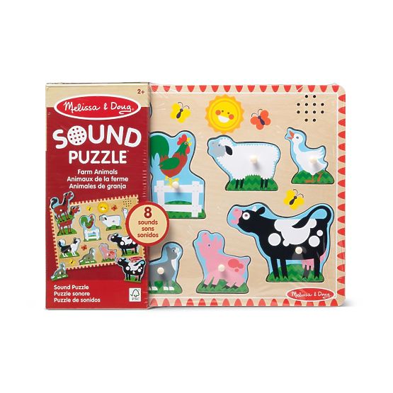 Puzzle sonor - Animale de fermă