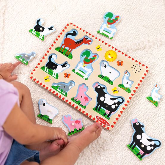 Puzzle sonor - Animale de fermă