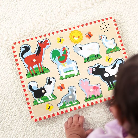 Puzzle sonor - Animale de fermă