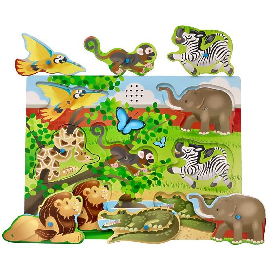 Puzzle sonor Animale de la Zoo