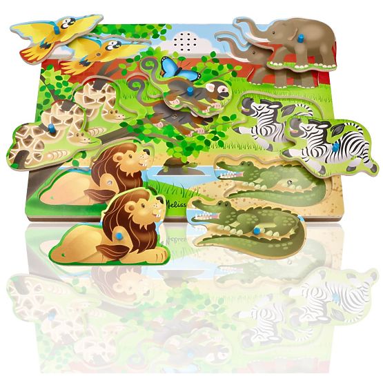 Puzzle sonor Animale de la Zoo