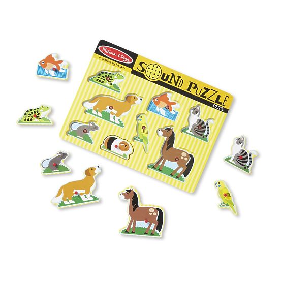 Puzzle sonor - Animale domestice