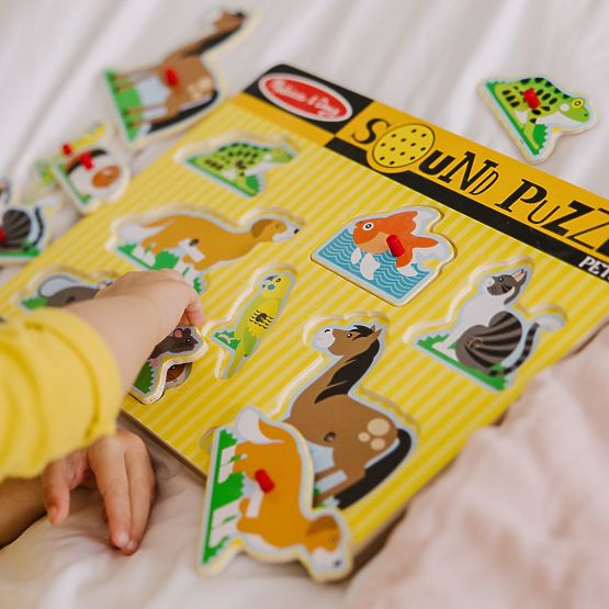 Puzzle sonor - Animale domestice